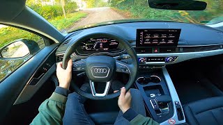 2023 Audi A4 Avant 40 TFSI quattro  pov test drive [upl. by Aretina]