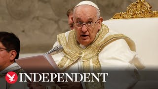 Watch again Pope Francis expected to take part in Easter Mass at the Vatican [upl. by Hterrag543]