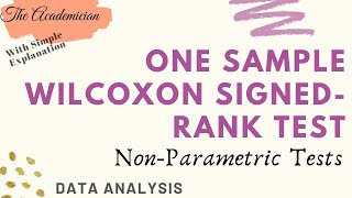 DAXX The one sample Wilcoxon signedrank test [upl. by Lemuela]