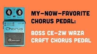 BOSS CE2 Waza Craft Chorus Pedal  Demo [upl. by Aillij]