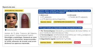 3 Manejo Interdisciplinario de la Tendinitis del Músculo Temporal en un Paciente Pediátrico Repo [upl. by Paten]