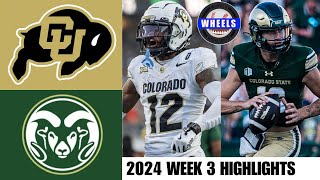 Colorado vs Colorado State  Full Game Highlights  2024 College Football Highlights [upl. by Malsi]