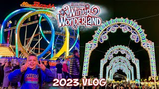 Hyde Park Winter Wonderland 2023 VLOG [upl. by Ahsilram]