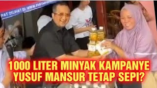 KAMPANYE YUSUF MANSUR CUMA DIDATANGI PULUHAN WARGA WALAUPUN PAKAI BAZAR MURAH⁉️ [upl. by Eeliah]