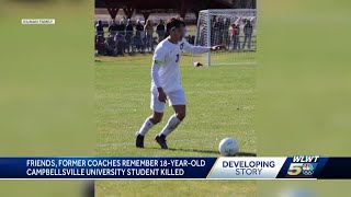 Friends former coaches remember 18yearold Campbellsville University student killed [upl. by Ahsiemak]