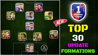 Top 30 New Unique Formations Update In eFootball 2024 Mobile  New Formations In eFootball 2024 🤩🔔 [upl. by Eelatsyrc]