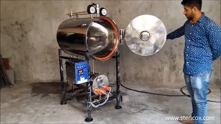 Horizontal Autoclave Cylindrical 150 Liters 500 mm x 750 mm [upl. by Meryl660]