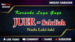 KARAOKE LAGU GAYO JUER NADA COWOK [upl. by Otirecul]