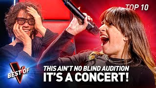 They turned their Blind Audition into a CONCERT on The Voice 💥  Top 10 [upl. by Demmer]