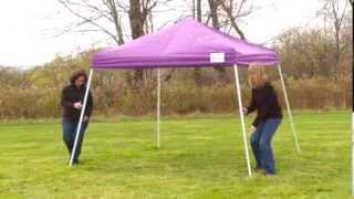 ShelterLogic 10x10 Sport Pop Up Canopy Installation [upl. by Helse619]