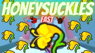 Bee Swarm Simulator  How To Get Honeysuckles FAST [upl. by Anyal]