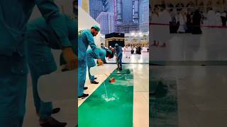 Kaaba Cleaning duty 🕋ytshorts kaaba shorts [upl. by Gensler]