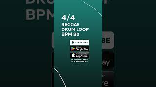 44 REGGAE DRUM LOOP  BPM 80 drumloop bpm drumbeat flstudio metronome musicproducer [upl. by Tallbott]