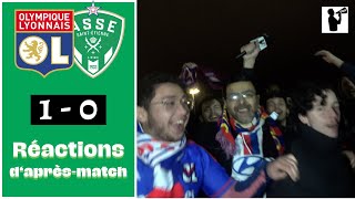 LYON  SAINTETIENNE OLASSE  REACTIONS DAPRESMATCH [upl. by Ahsinauj921]