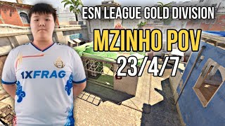 Mzinho POV W910  VOICE COMMS CS2 ESN LEAGUE  GOLD DIVISION 2347 June 25th 2024 [upl. by Ttnerb]