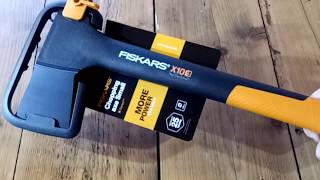 The Best Axe Fiskars X10 Made in Finland [upl. by Ycrad]