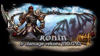 RONIN9 beta item tanıtımı [upl. by Ahsirhcal796]