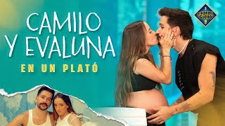 ¡CAMILO y EVALUNA juntos en un plató  El Hormiguero [upl. by Ahselat470]