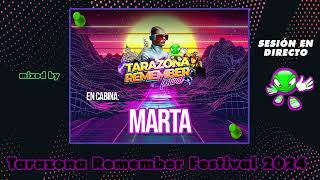 DJ MARTA  TARAZONA REMEMBER FESTIVAL 2024 [upl. by Klug970]