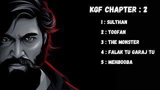 KGF Chapter 2 All 5 Songs Hindi  New Song playbeatsstudio [upl. by Huberto]