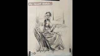 Figurative sketching with pencil or graphite is my most favorite daily exercise…dailysketch art [upl. by Clardy261]