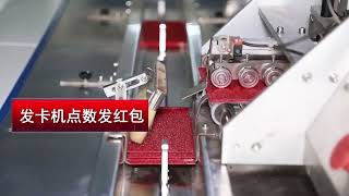 ModelFZ 180 Auto bagging Machine for Red packet [upl. by Ydderf]