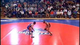 Tyler Sherfey Boise State vs Nick Amuchastegui Stanford 2009 Dual [upl. by Abih]