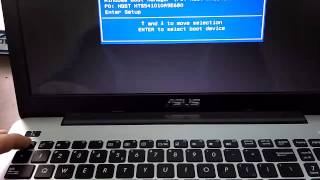 ASUS X555L BIOS KEY [upl. by Annas]