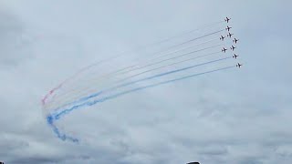 RAF Red Arrows Airshow OttawaGatineau 2024 Full show RAF redarrows royalairforce airshow [upl. by Aliuqet]