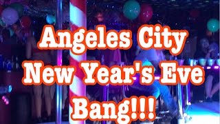 Angeles City Philippines  walking street fields avenue new years eve 16  17 [upl. by Bussey]