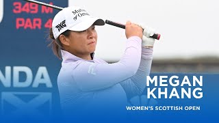 Megan Khang fires a 68 4  ISPS Handa Women’s Scottish Open [upl. by Augustine]