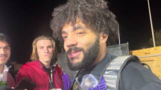 Kansas State DB Kobe Savage jokes about the dropped interception [upl. by Haig]