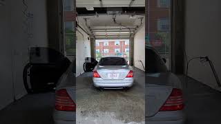 Angry CL55 AMG V8 Kompressor exhaust [upl. by Ynnavoeg]