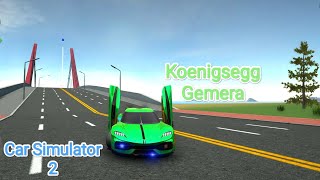 Koenigsegg Gemera Full Modification  Car Simulator 2 [upl. by Alleyne]