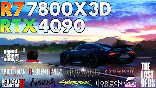 Ultimate Gaming Test Ryzen 7 7800X3D  GeForce RTX 4090  1080p  1440p  4K Ultra [upl. by Enoob845]