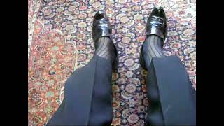 black Florsheim layered loafers [upl. by Zollie]