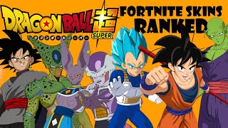 Every Dragon Ball Skin in Fortnite RANKED [upl. by Zug283]