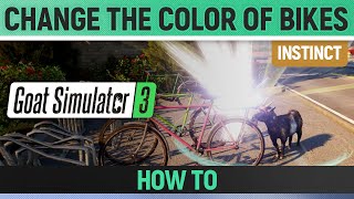 Goat Simulator 3  Instinct  Change the Color of Bikes [upl. by Ainaj]