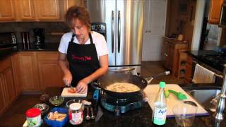 Thai Lemongrass Soup Tom Yam Cooking Video [upl. by Spence]