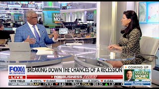 DiMartino Booth breaking down the chance of recession with Charles Payne of Fox Business News [upl. by Matthew785]