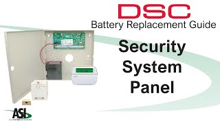 DSC Security System Panel Battery Replacement [upl. by Cohligan292]