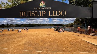 The Lido Beach 4K in Ruislip West London UK [upl. by Frances78]