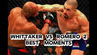 Robert Whittaker VS Yoel Romero 2 best moments highlights2024 [upl. by Karil]