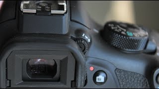 Using Diopter Adjustments In DSLR Cameras [upl. by Naujtna]