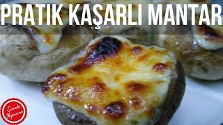 Pratik Kaşarlı Mantar TarifiAperatif YemeklerSende Yapsana [upl. by Aniteb]