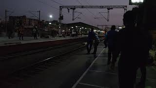 BandraT HNzm Garib Rath blazes past Vapi at 120 kmhgaribrathexpress icf indianrailways [upl. by Nohtanoj]