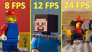 Animating in Different Frame Rates FPS  Lego Stop Motion [upl. by Mathilda]