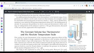 193 The Constant Volume Gas Thermometer and the Absolute Temperature Scale [upl. by Basilio]