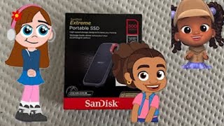 Unboxing SanDisk Extreme Portable SSD 500GB [upl. by Ayanal]