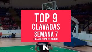 Top 9 Dunks  Semana 7  Liga ABE 202425 [upl. by Tyra771]